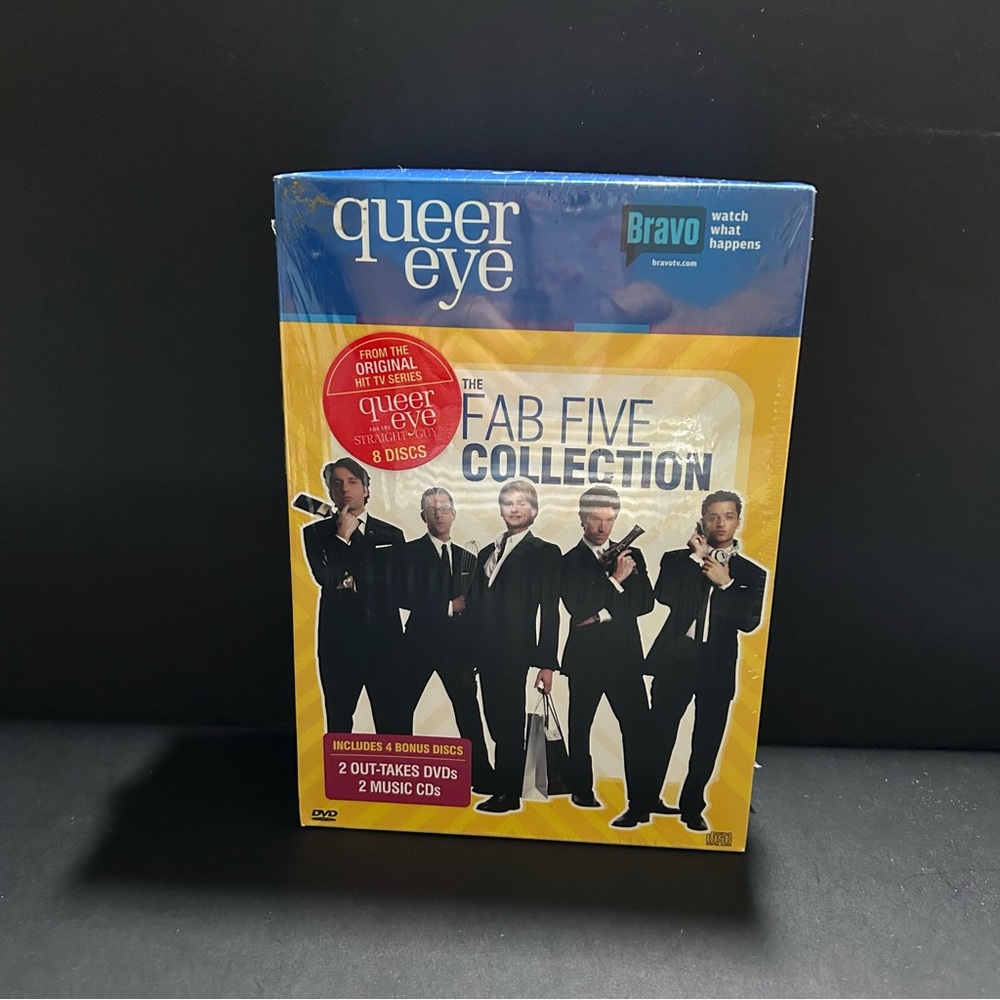 2005 Bravo the FAB FIVE COLLECTION DVDS - 8 discs